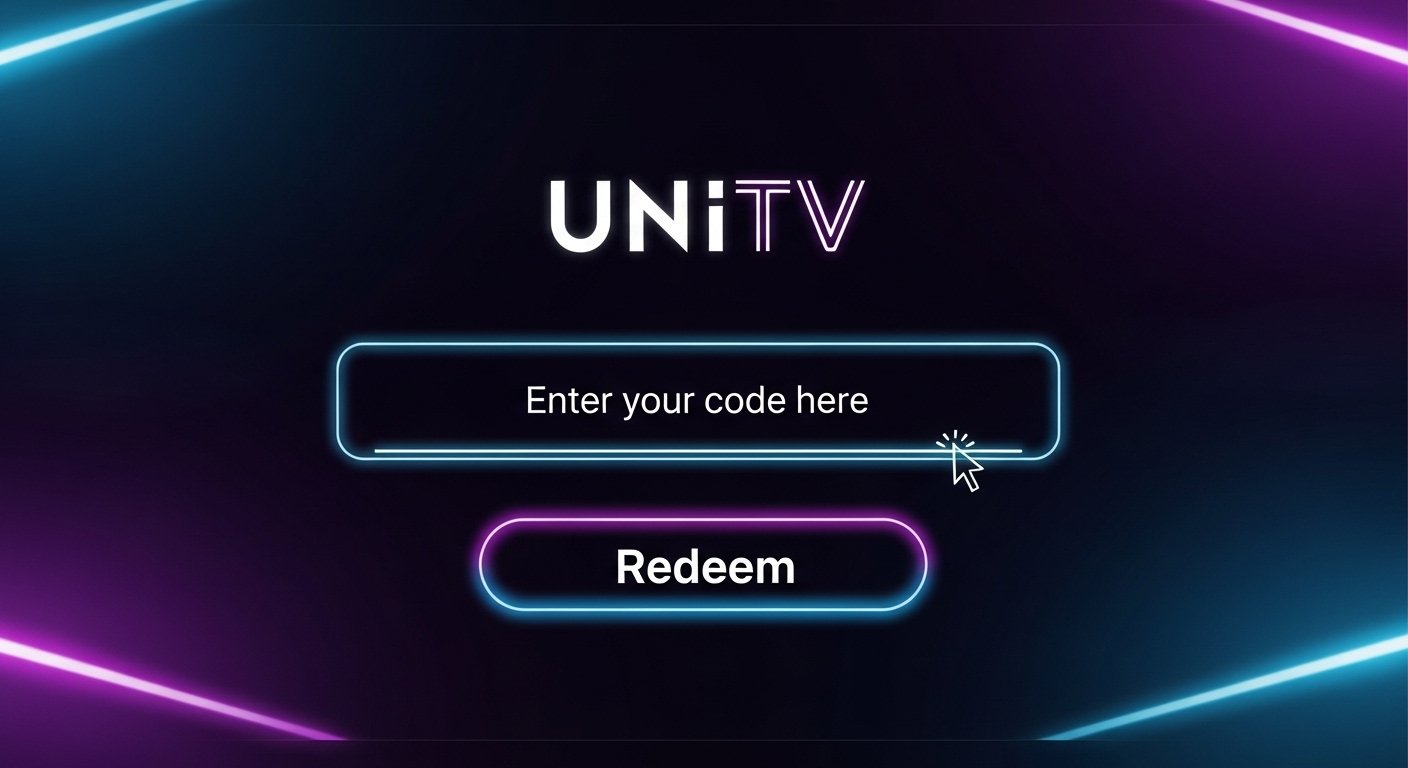 Unitv Redeem Code